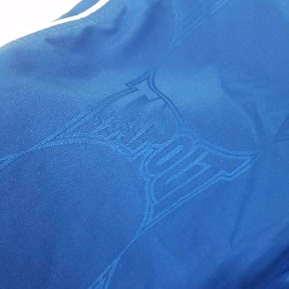 TapOut Boys Sz 14 (30" Waist) MMA Shorts Boxing Fighting Training Blue White - Picture 4 of 6